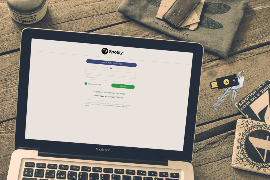 Social login Spotify