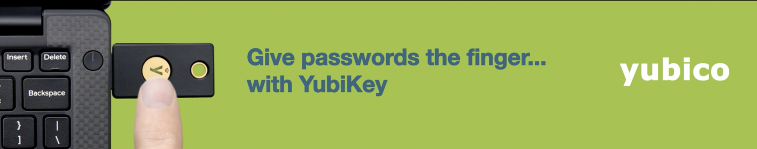Give passwords the finger with the YubiKey