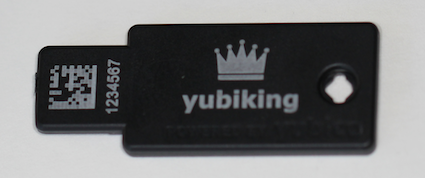 YubiKing etched YubiKey