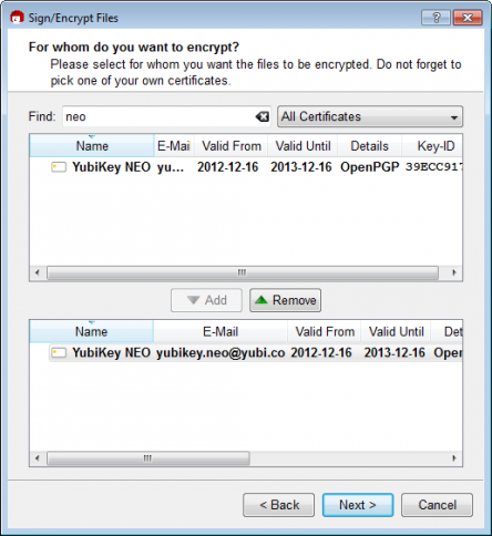 sign-encrypt-select-neo