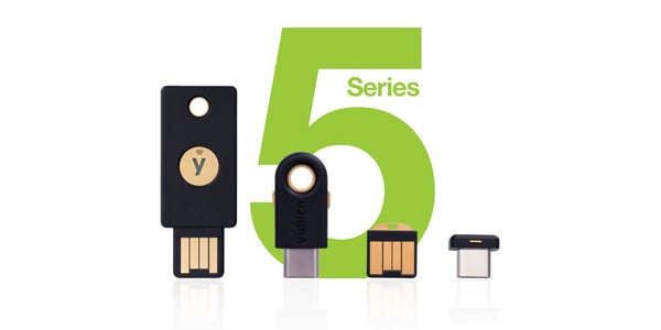 YubiKey 5 series lineup 