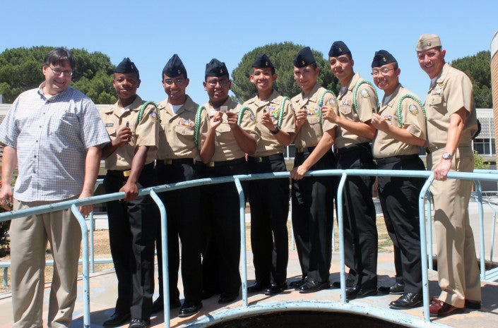 Cadets holding up Yubikeys