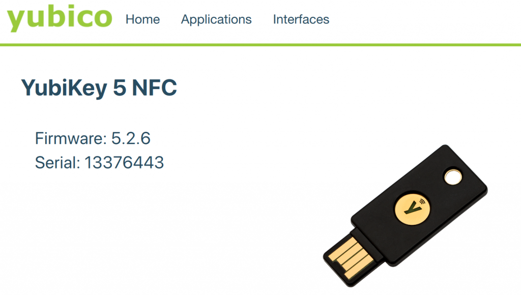 YubiKey 5 NFC