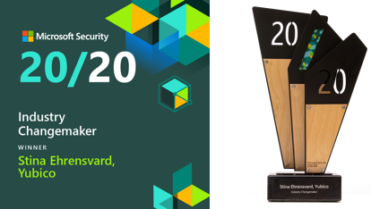 2020 Microsoft Security Award for Industry Changemaker