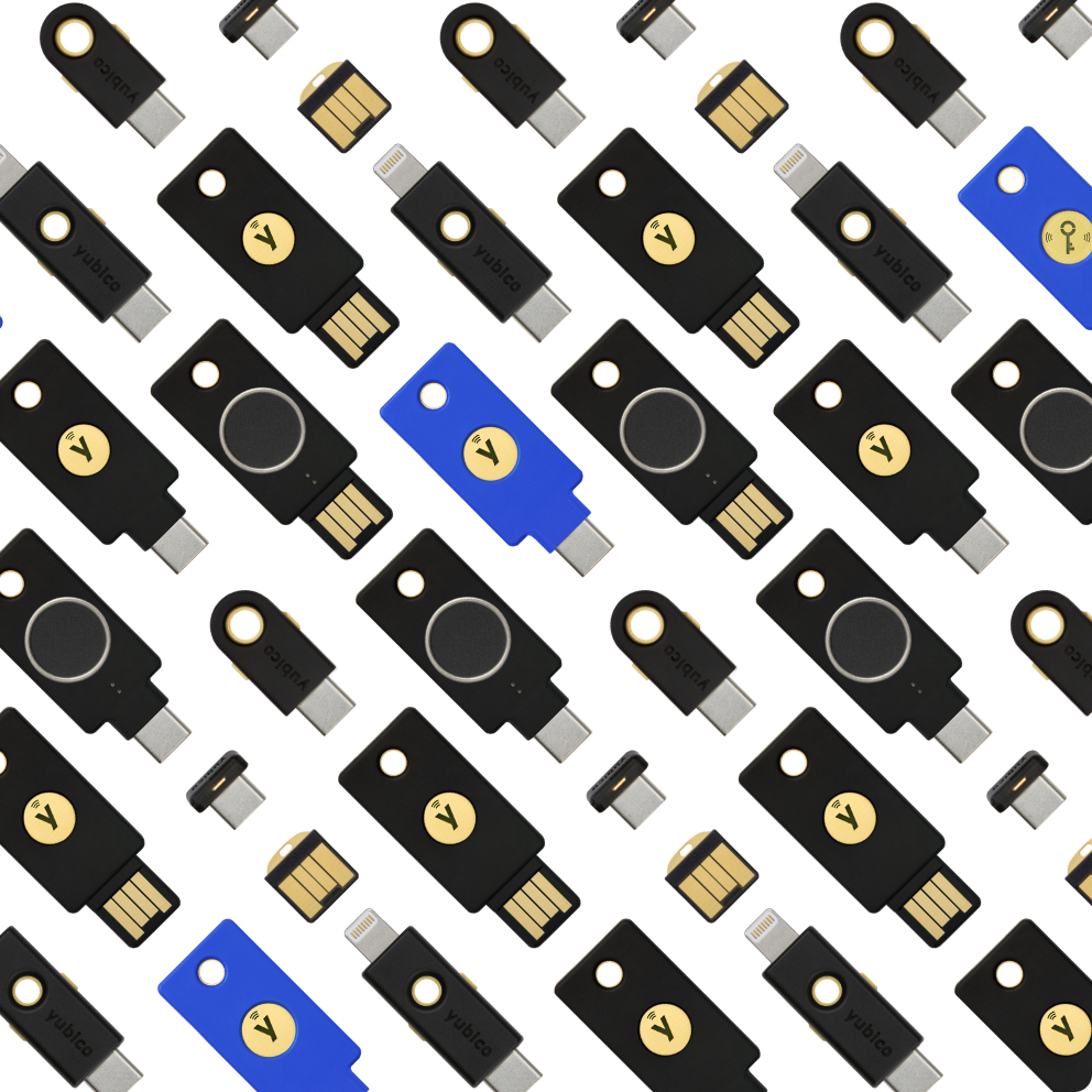 array of Yubico products