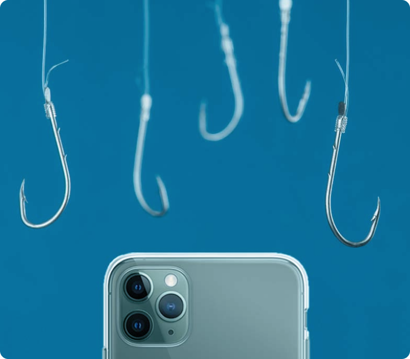 mobile phone with hooks