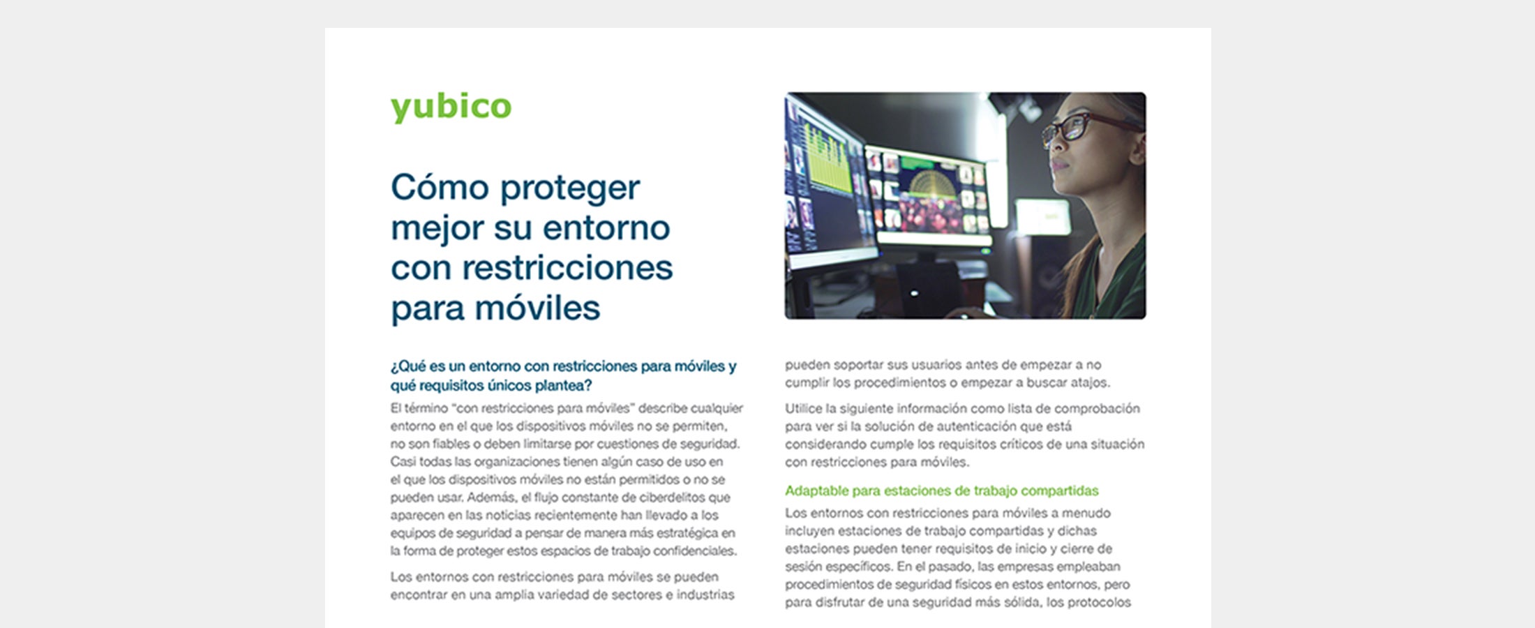 mobile restricted solution brief in Spanish