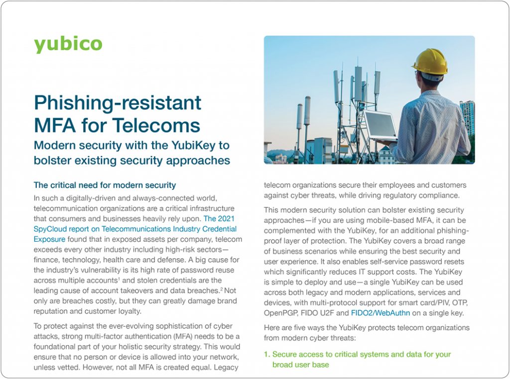 Telcoms solution brief image