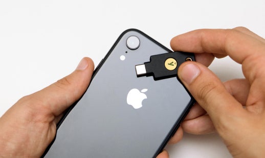 YubiKey with phone