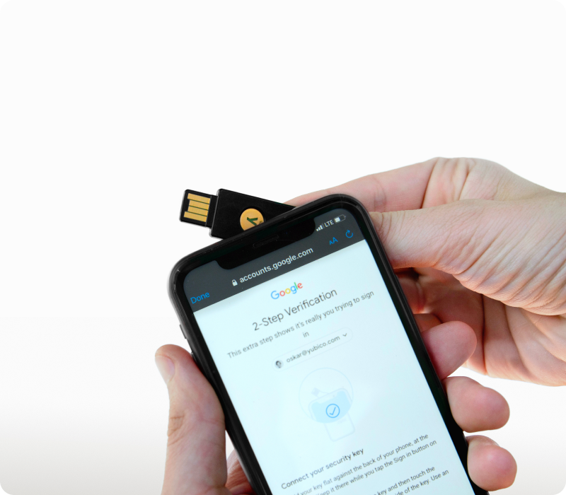 YubiKey 5 NFC and iphone