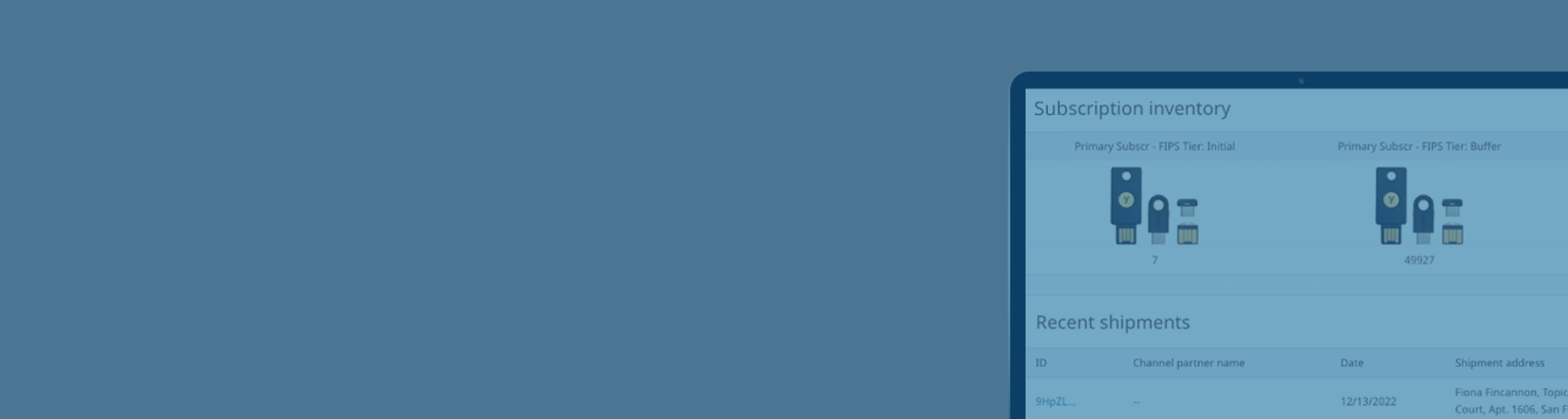YubiEnterprise console hero image