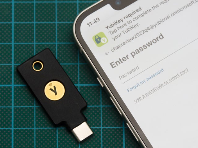 YubiKey and Microsoft via mobile devices