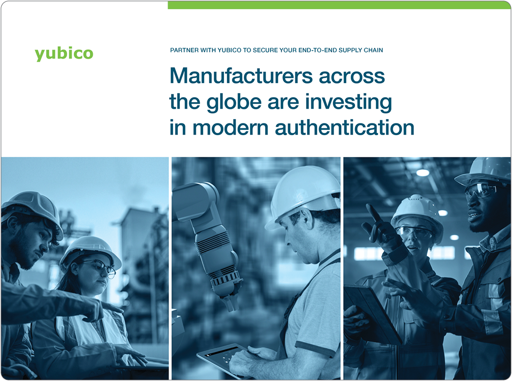 Manufacturers across the globe are investing in modern authentication hero image