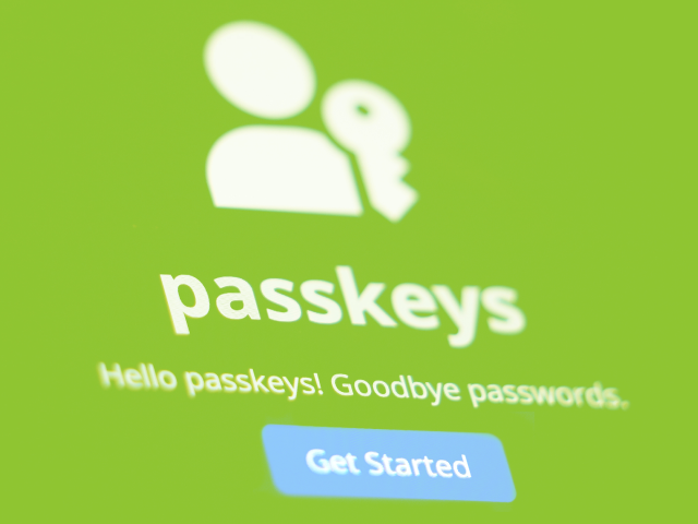 Passkey screen