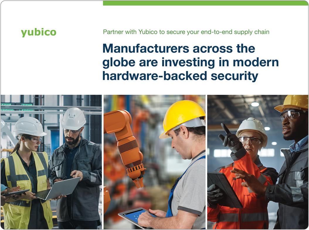 Manufacturers across the globe are investing in modern authentication hero image