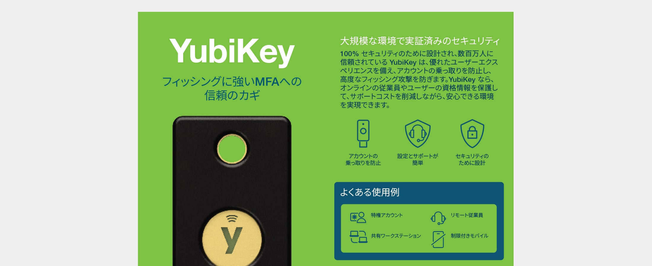 YubiKey Japanese digital flyer