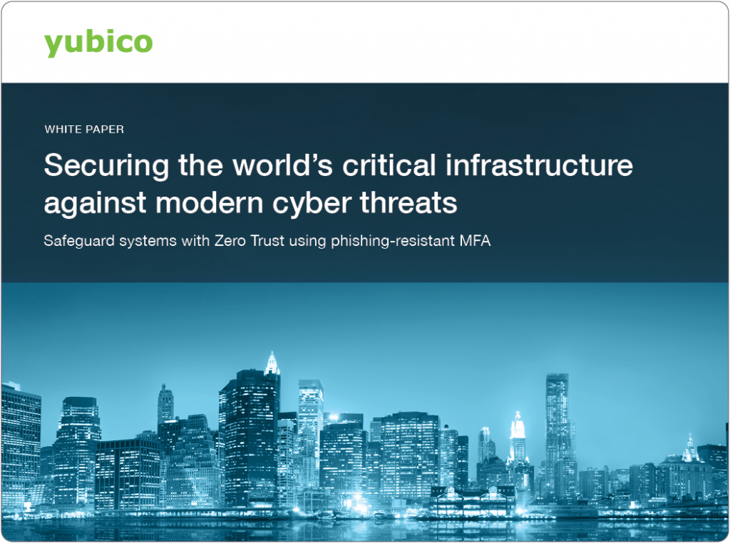 Securing critical infrastructure white paper cover image