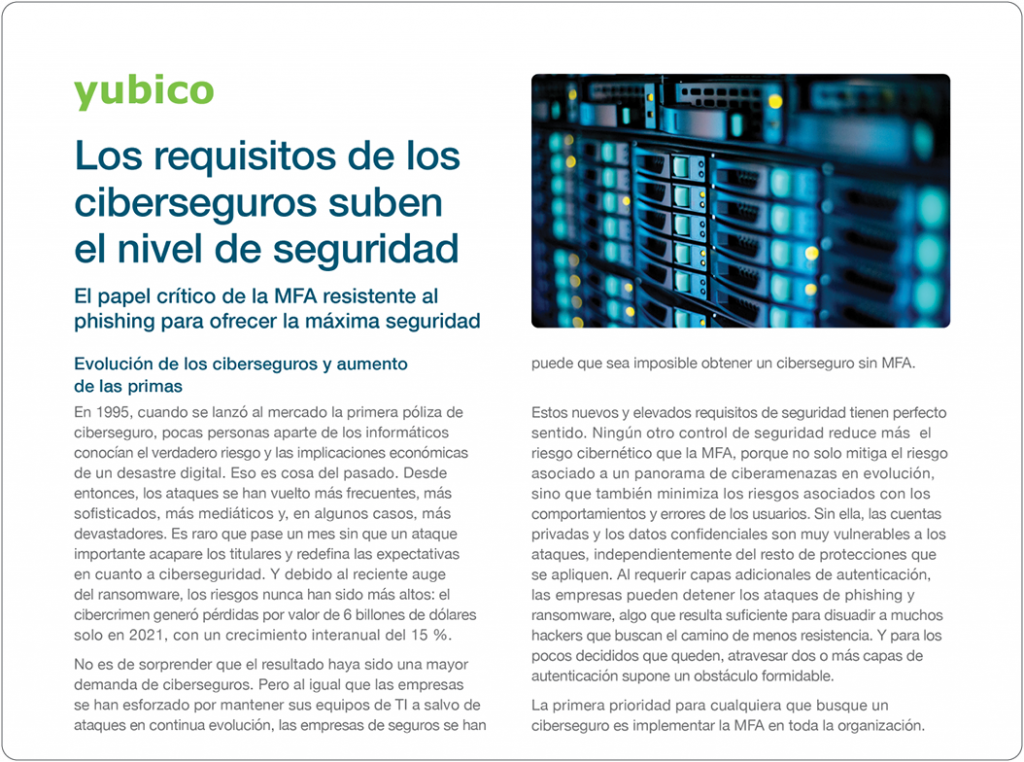 cyber insurance solution brief preview in spanish