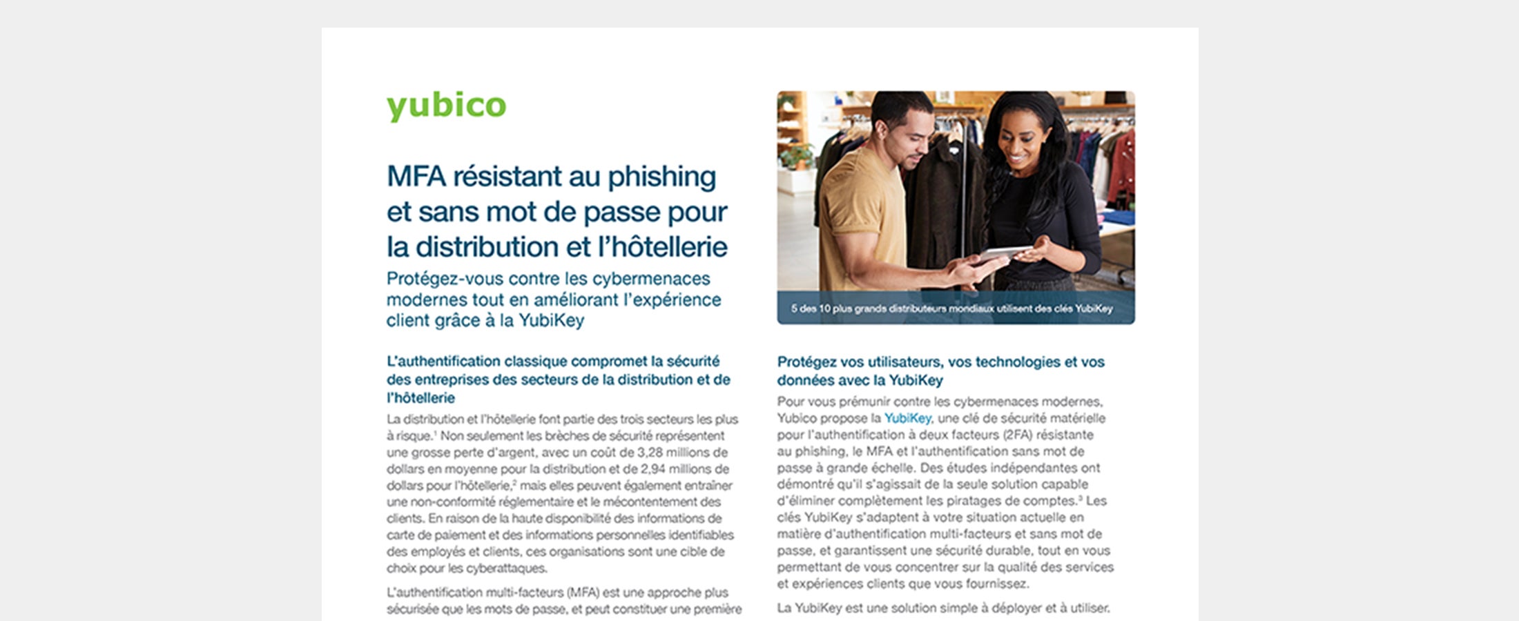 financial solution brief preview in French