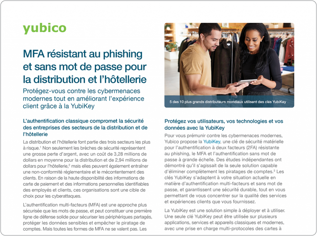 financial solution brief preview in French