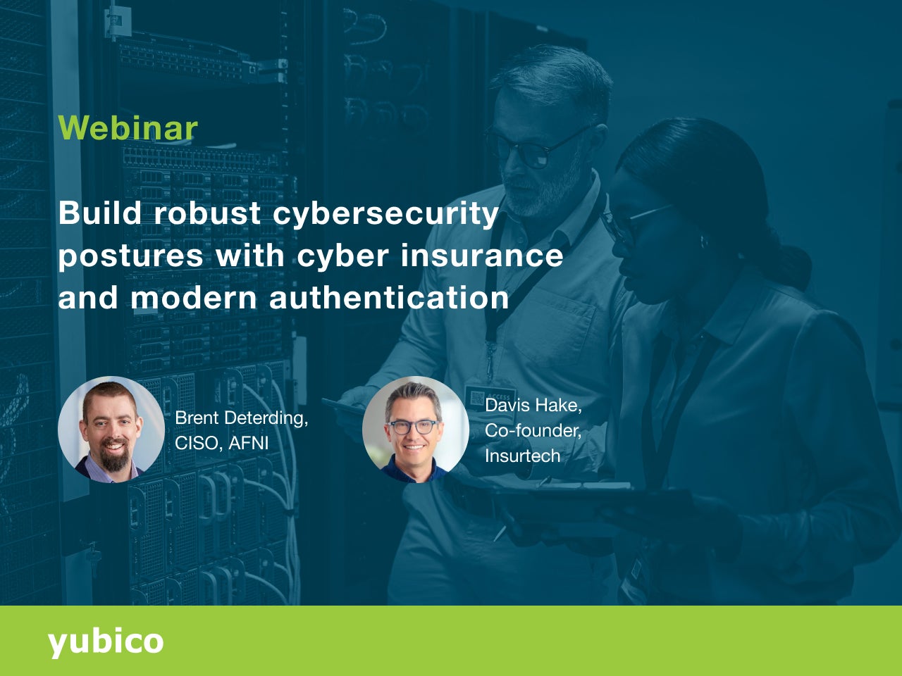 Build robust cybersecurity postures with cyber insurance & modern authentication webinar cover