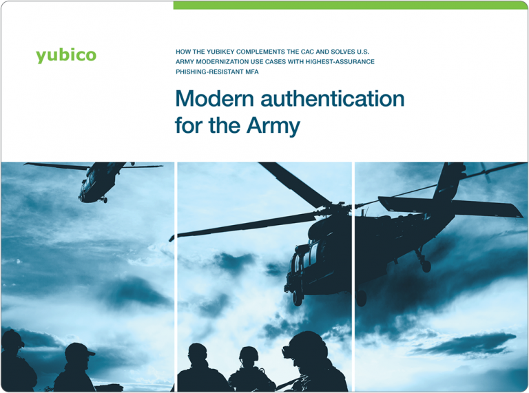 US Army and Modern Authentication with Yubikeys | Yubico