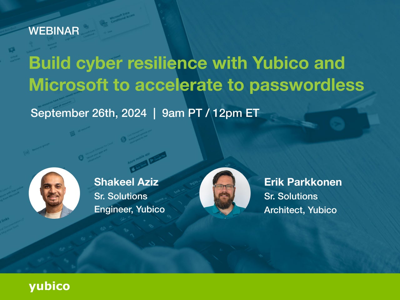 Build cyber resilience with Yubico and Microsoft to accelerate to passwordless cover image