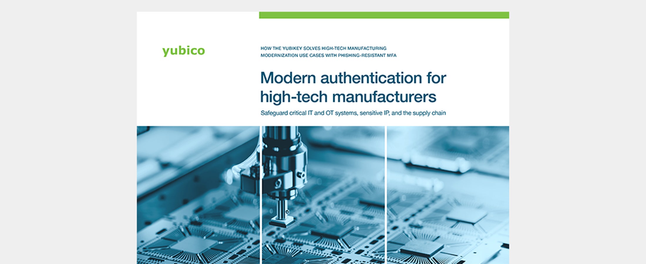 high tech company brochure preview