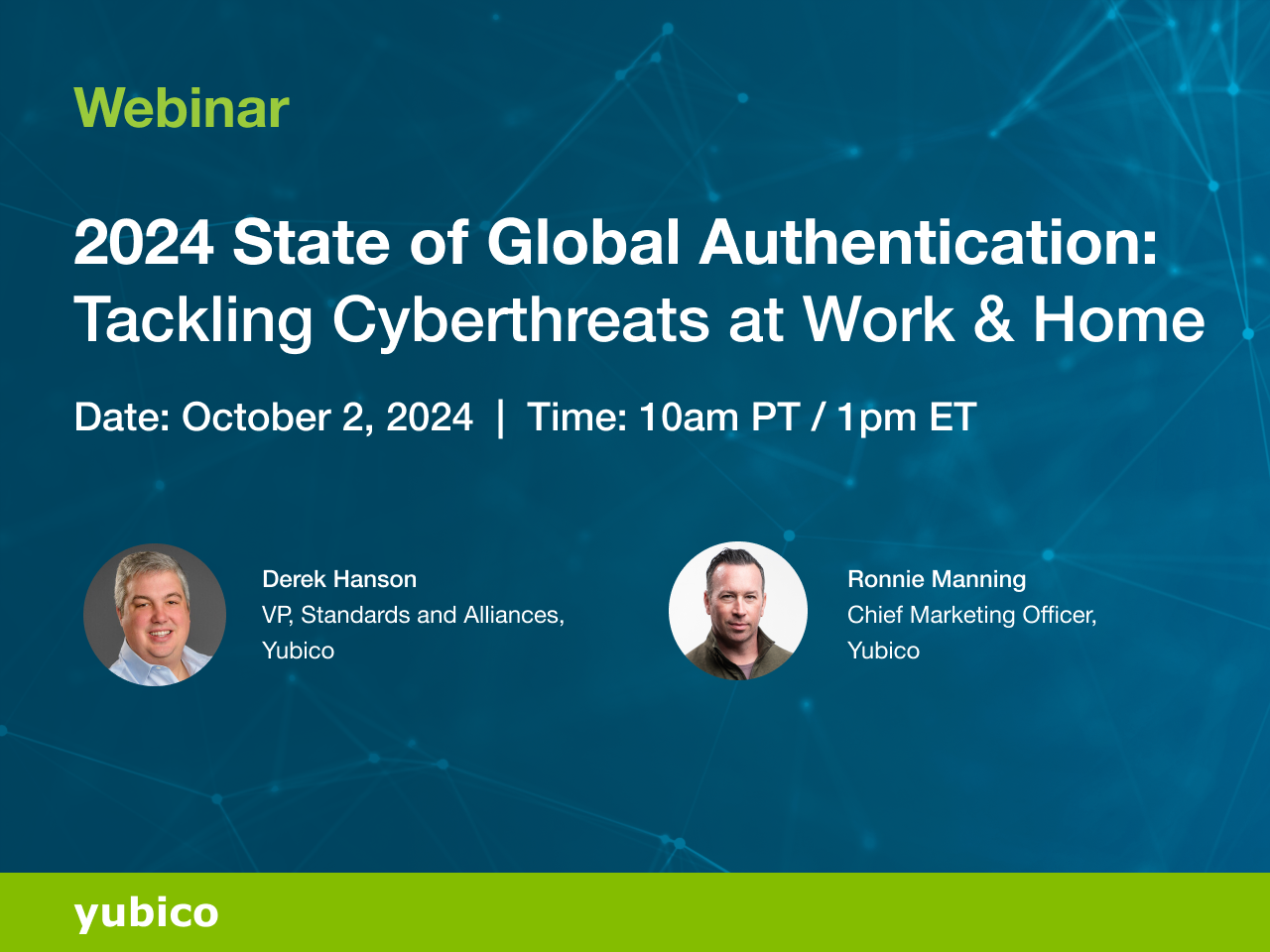 2024 State of Global Authentication: Tackling Cyberthreats at Work & Home webinar cover image
