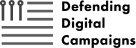 black and white ddc logo