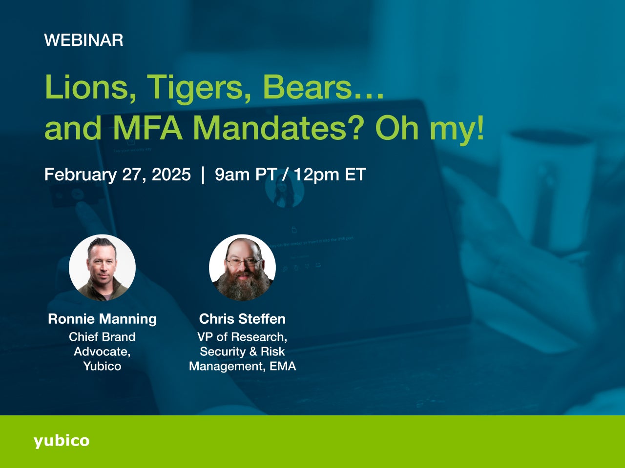 Lions, Tigers, Bears…and MFA Mandates? Oh my! webinar cover image
