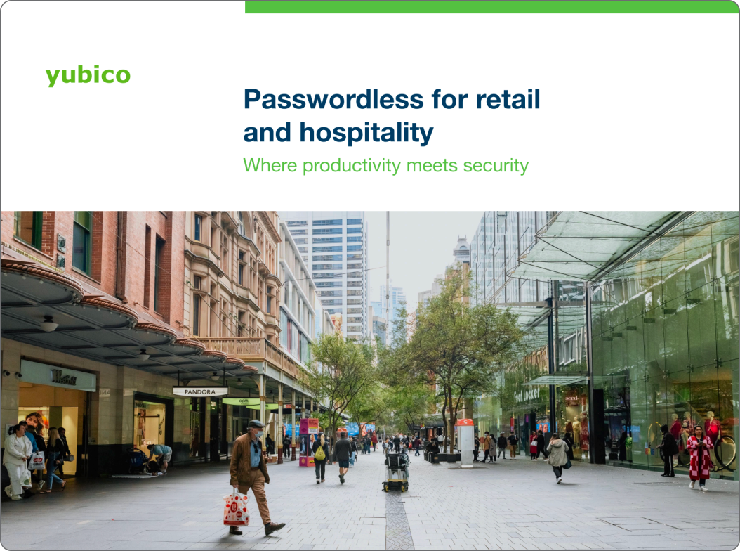 Where Productivity Meets Security: Passwordless for Retail and Hospitality hero image