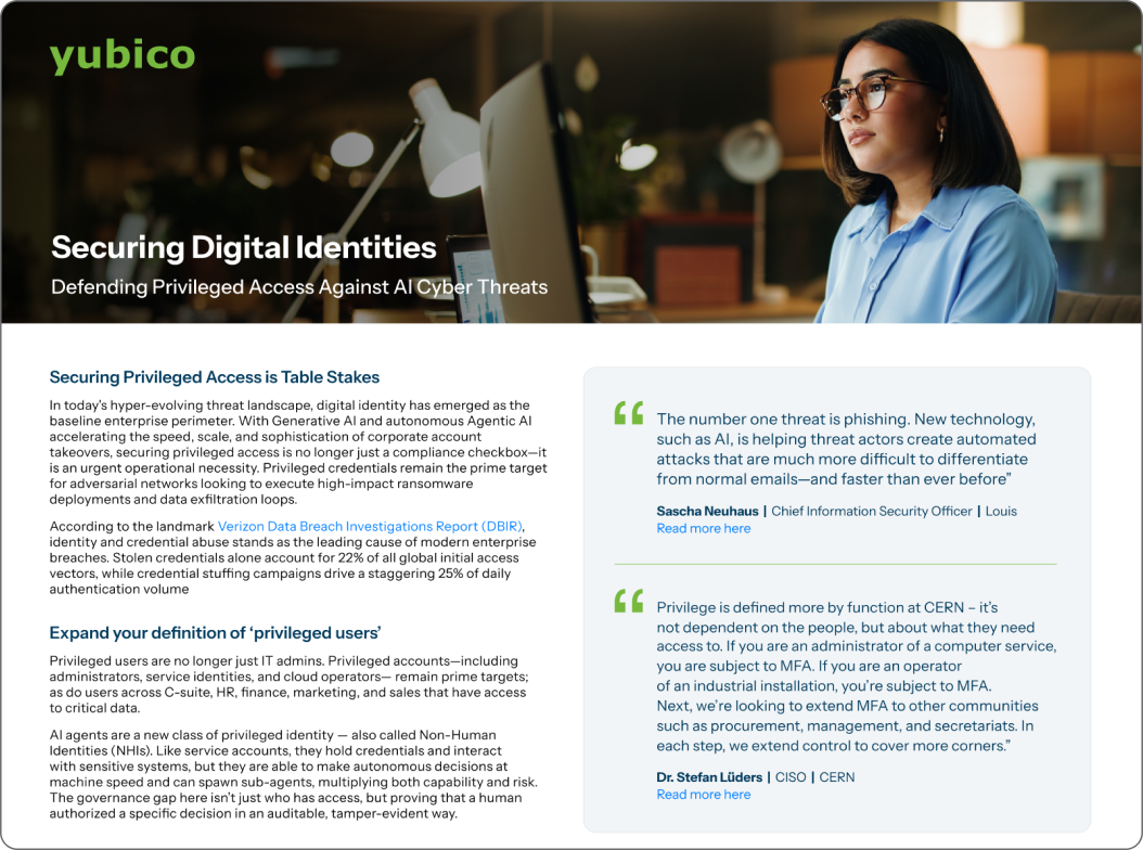Securing Digital Identities